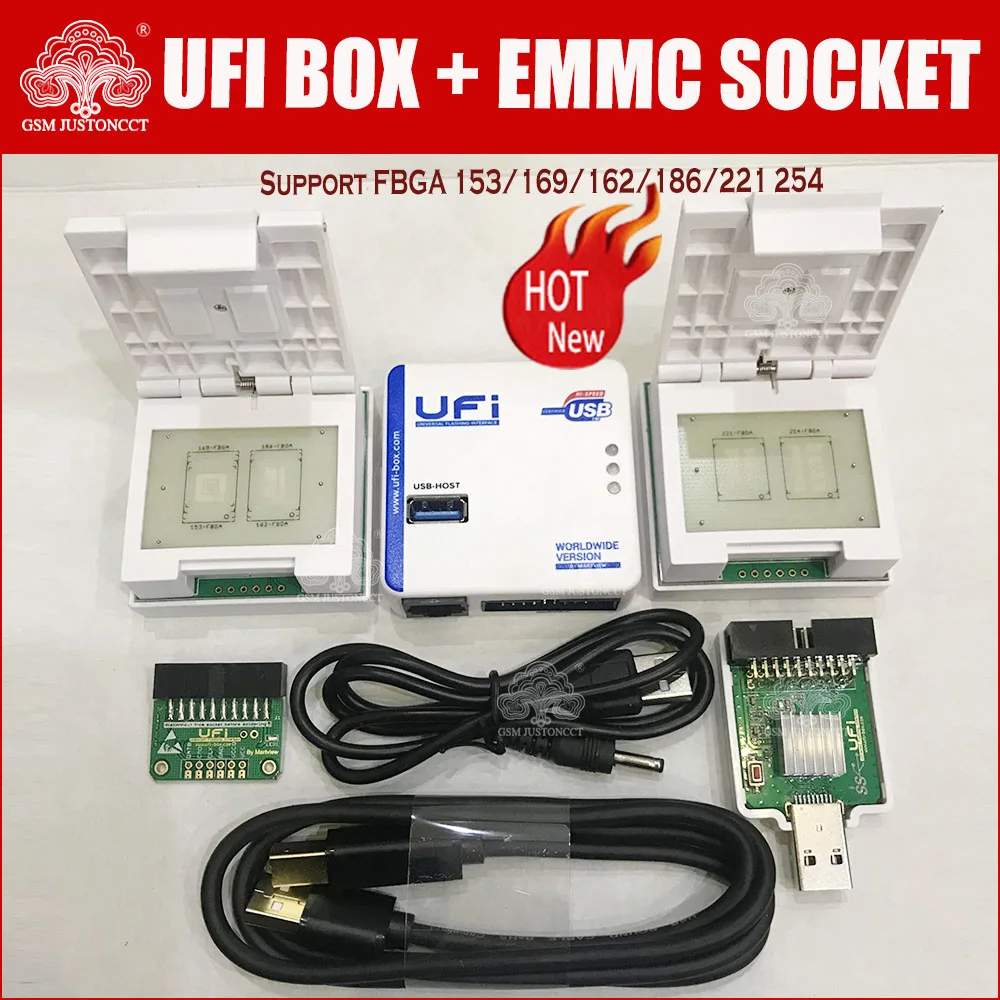 UFI Box /Ufi Box compatible con FBGA 2022/153/169/162 186/221 ...