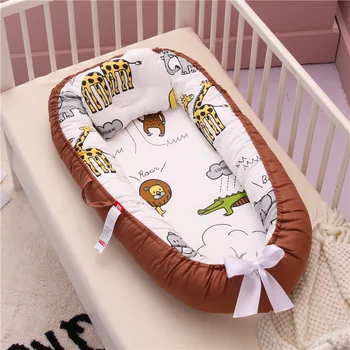 

Baby Nest Bed Portable Crib Folding Newborns Cots Nursery Sleep Nest Infant Cradle Baby Bassinet Children's Bed Carry Cot