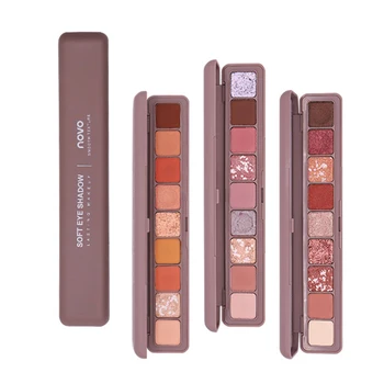 

New Hot Women 9 Colors Eyeshadow Palette Matte Shimmer Waterproof Long-lasting Makeup Tools SMR88