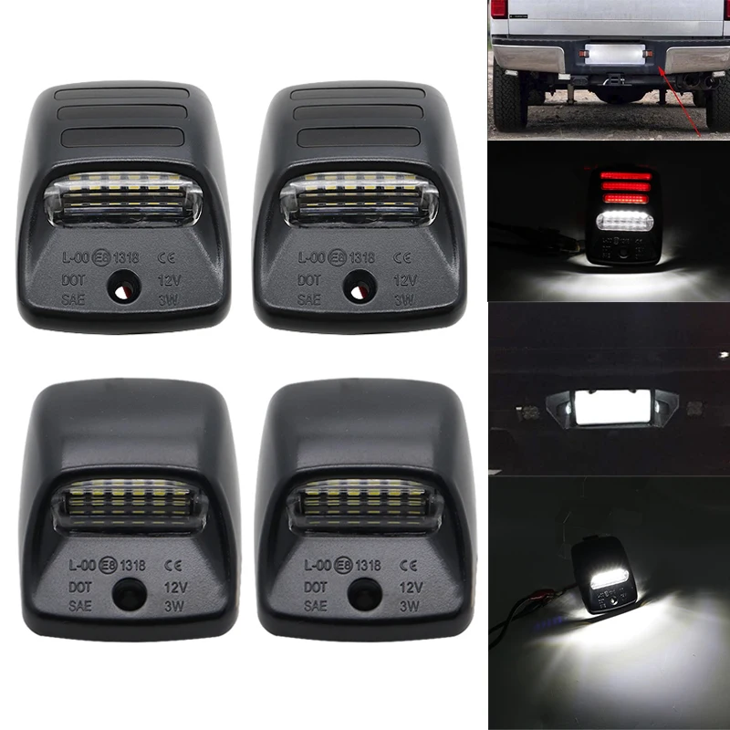 2pcs white Red Neon tube Full LED License Plate Light for 2005-2015 Toyota Tacoma/Tundra | Автомобили и мотоциклы