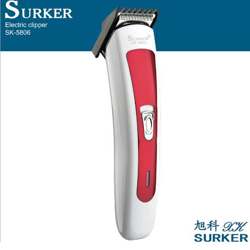 Surker, электрический триммер для волос, SK-5806 для всех возрастов, электрическая машинка для стрижки волос, триммер для бороды