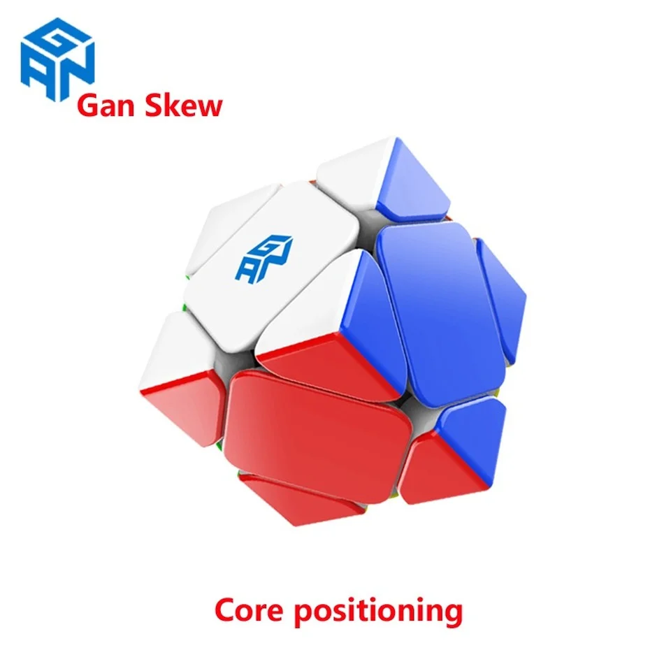 GAN Skew M 3x3x3 Magnetic Magic Cube Stickerless 3x3 Speed Puzzle Smoother gans SkewbM Educational Cubo Magico for Children Toys | Игрушки и