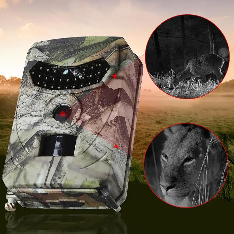 PR100 Hunting Camera 12MP 1080P Photo Trap Night Vision Wild Life Trail Thermal Imager Video Cameras For Hunt Chasse Scout