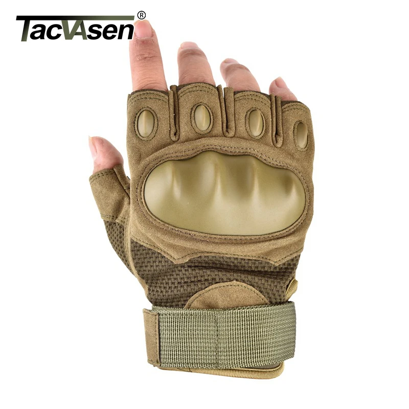TACVASEN, тактические перчатки, мужские, на пол пальца, прочные, армейские, военные перчатки, варежки, для тренажерного зала, для стрельбы, байкерские перчатки для страйкбола, Пейнтбольные аксессуары