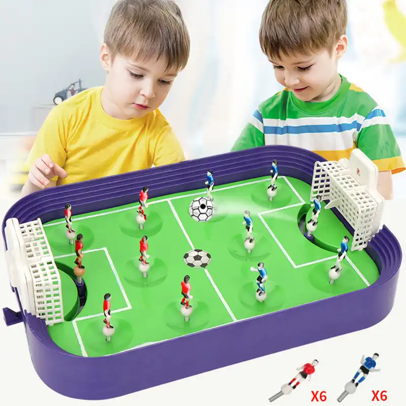 ミニテーブルトップサッカーボードゲームセット屋内ゲームテーブルサッカー子供子供サッカーテーブルダブルプレーヤー Nastolnyj Futbol ゲーム部屋 Aliexpress