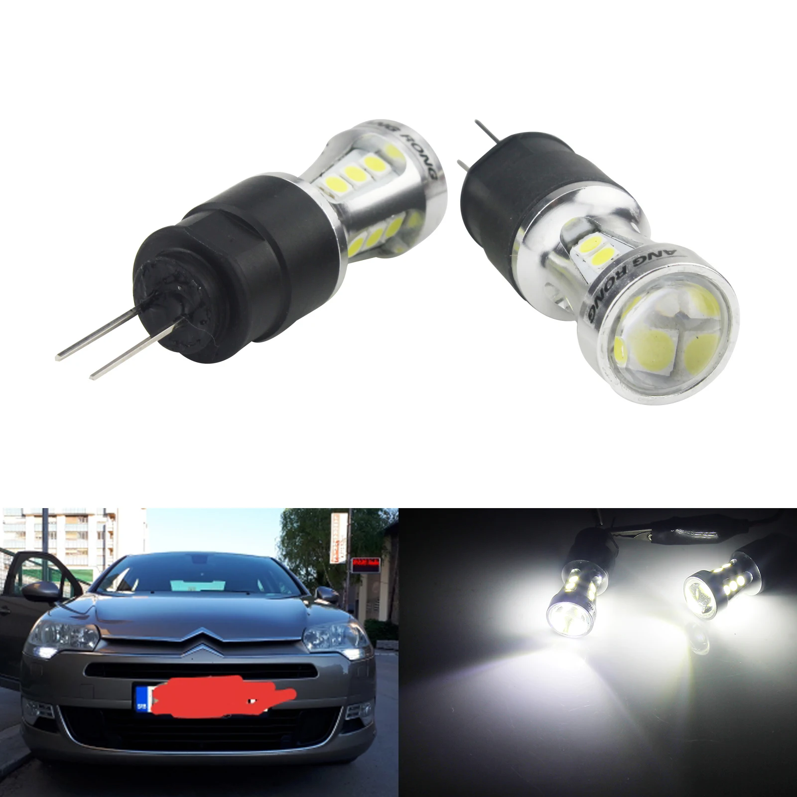 Светодиодные лампы ANGRONG 2x G4 HP24W белый светодиодный светильник дневного света 18 SMD