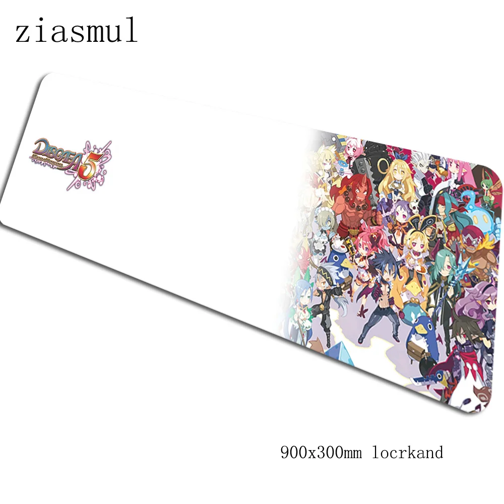 Disgaea mouse pad 900x300x3mm mousepads Aestheticism gaming mousepad gamer Gorgeous personalized mouse pads keyboard pc pad - Цвет: Size 900x300x3mm