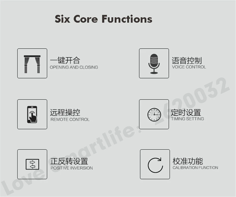 Tuya app wifi Electric Curtain Motor, Phone app RF433 Remote Control Voice control via alexa echo and Google Home Home Kit Siri for Smart Home-13