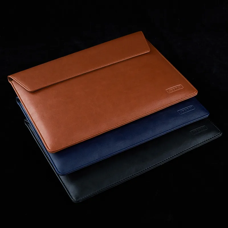 Luva Ultra-fina da Tabuleta do Couro do Plutônio Estojo da Bolsa para o Ipad Mini 7.9 Air Pro 9.7 10.5 11 Pro 12.9 Bolsa Protege o Estojo - Imagem 4