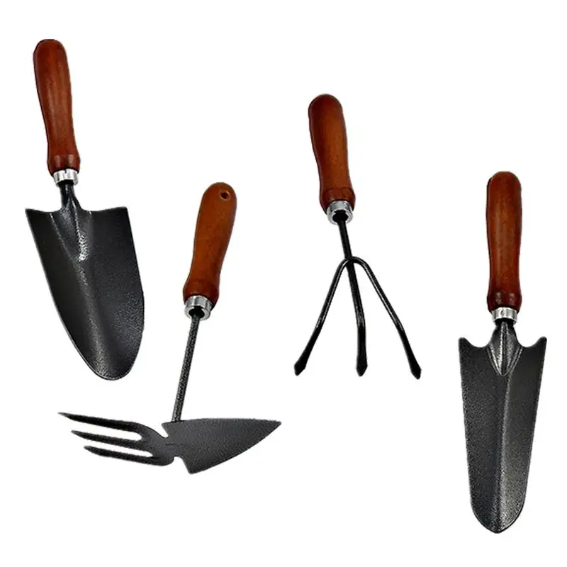 

4Pcs Garden Tools Fine Portable Chic Durable Dustless Scoop Creative Spade Planting Tool Garden Shovel