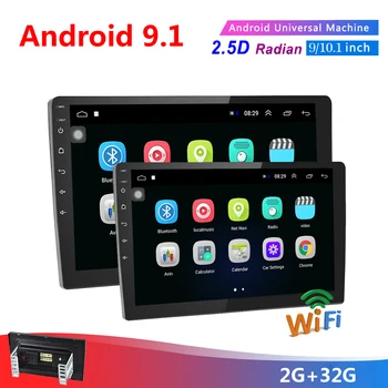 

2G+32G 9/10.1 Inch 2 Din Android 9.1 Car Multimedia Auto Radio Player 2Din Autoradio GPS Central Fm USB Doble Car Stereo no DVD