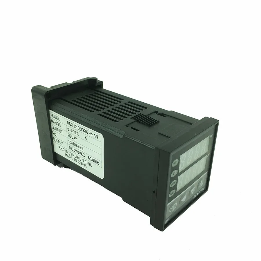 Rex-c100 цифровой Pid регулятор температуры контроллер термостат релейный выход от 0 до 400c с k-типом датчик термопары