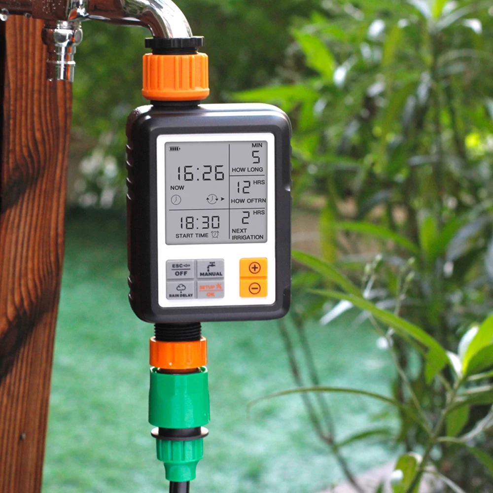 

Large Screen Automatic Electronic Water Time Device Outdoor Garden Sprinkler Controller Intelligent Automatic Watering Timer