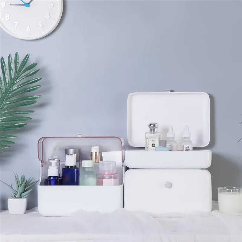 

Makeup Organizer Cosmetic Drawer Makeup Storage Box Container Nail Holder Desktop Sundry Storage Case Bead Tool Boxes for Xiaomi