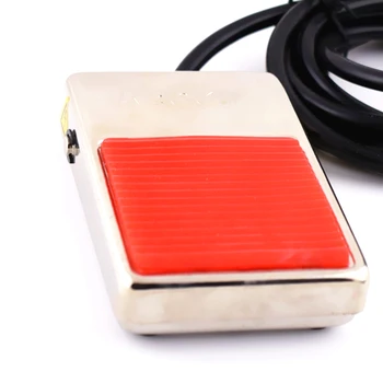 

1pcs 1NO1NC Momentary Metal Foot Pedal Switch with 200cm Electric Wire Carbon Steel High Quality Waterproof