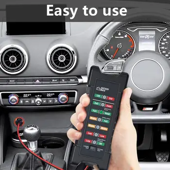 

BM410 BM420 Car Battery Tester 12V 24V Digital Test Battery system Auto Automotive Testing Tool Quick Crank Charging Diagnostic