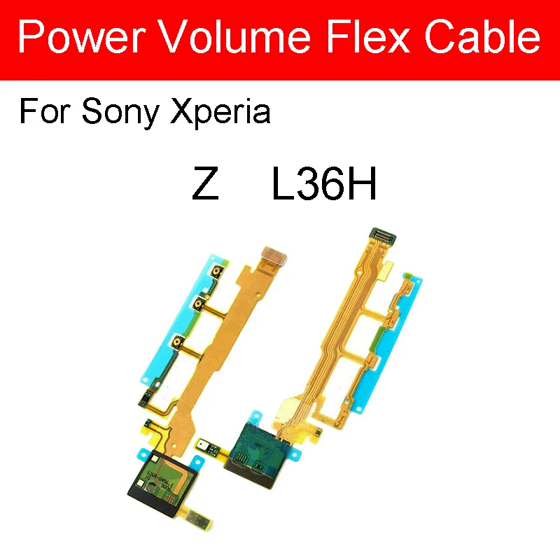 Гибкий кабель для включения/выключения питания Sony xperia Z L36H C66023 | Мобильные