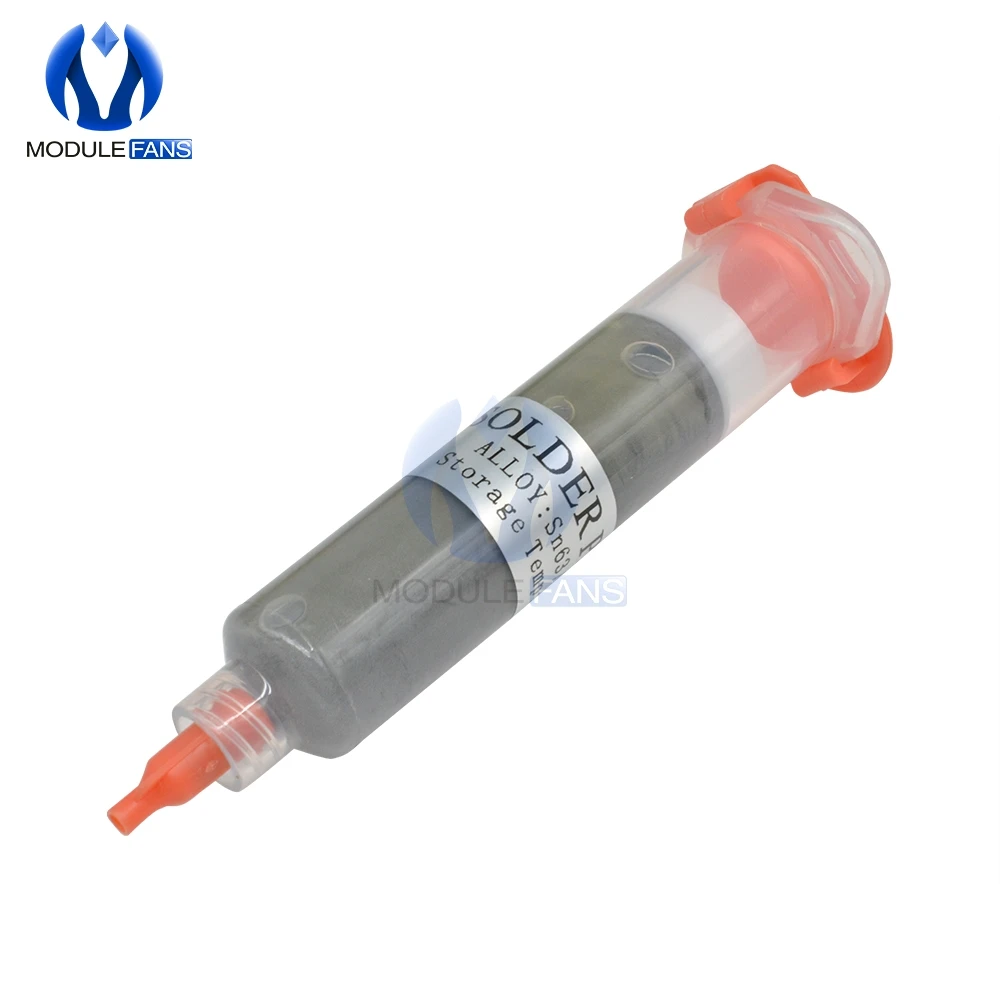 

Sn63/Pb37 50G Solder Paste Flux 25-45um Syringe to Mobile Phone Repair Computer Soldering Paste Welding Tool 50g