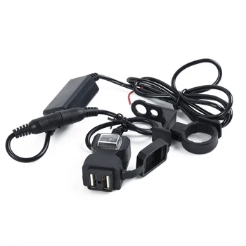 

Motorcycle Charger Socket Handlebar Mounts Waterproof 12V-24V 12-24V New