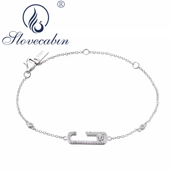 

Slovecabin 925 Sterling Silver France 2018 New Rock Jewelry Move Addiction Pave Bracelet Yellow Gold Rock Move Zircon Bracelets