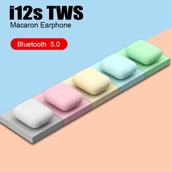 

i12 TWS Macaron Wireless Earphone Bluetooth 5.0 Sport Earbuds Mini Stereo Portable Earpieces For IOS Android Phone