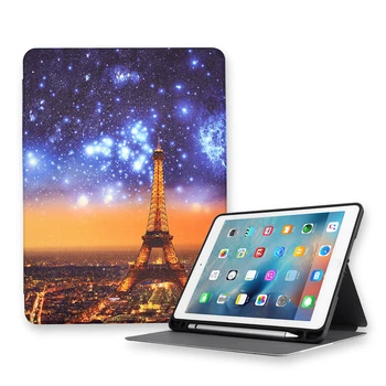 

iPad case with pen holder for iPad 5/6 Air 2/1 Mini 4/5 7th Gen Air 3 with Auto Sleep/Wake iPad cover for 7.9/9.7/10.5 inch