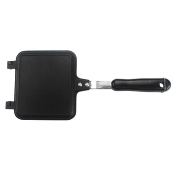 

Aluminum Alloy Double-Sided Frying Non-Stick Pan Foldable Baking Tray Household Sandwich Bread Toast Mold DNJ998