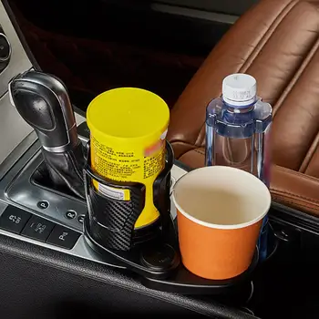 

Car Seat Cup Holder OnePoint Two Multi-Functional Car Interior Plastic Accessories For Thermos Cups Tea Cans Ashtrays Organizer