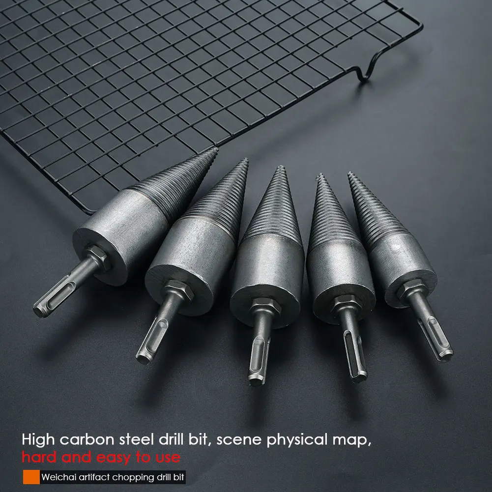 

Black Durable Spiral Drill for Electrical Accessories Mining Tool for Garden Drilling Electric Hammer Drill Cutting Hole Saw