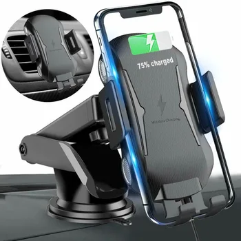 

Car Air Vent Mount Automatic Clamping Wireless Mobile Phone Charger Charging Holder Wireless Charger Car SmartPhone Stand