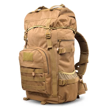 Mochila táctica de gran capacidad de 50L para hombre, morral militar resistente al agua, morral de viaje para escalada, mochila militar