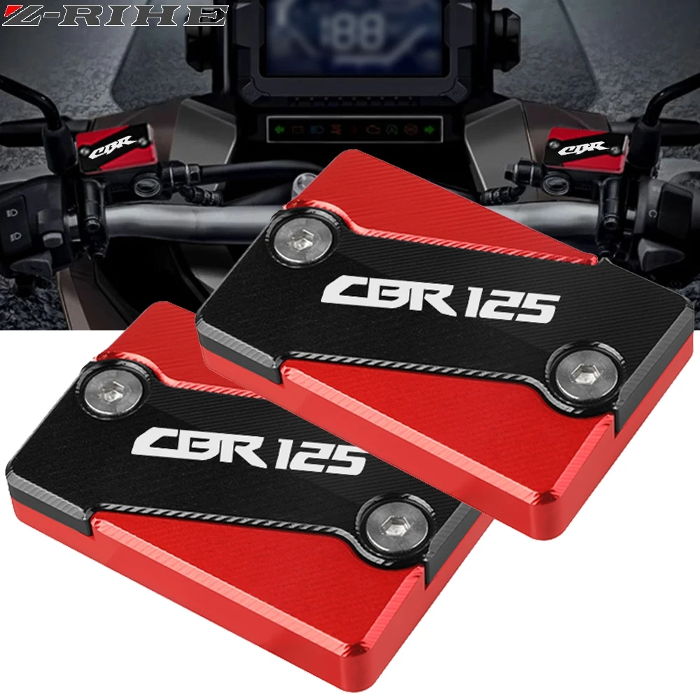 

For HONDA CBR125 CBR 125 2009 2010 2011 2012 2013 Motorcycle CNC Aluminum Front Brake Reservoir Fluid Tank Oil Cup Cover CBR125