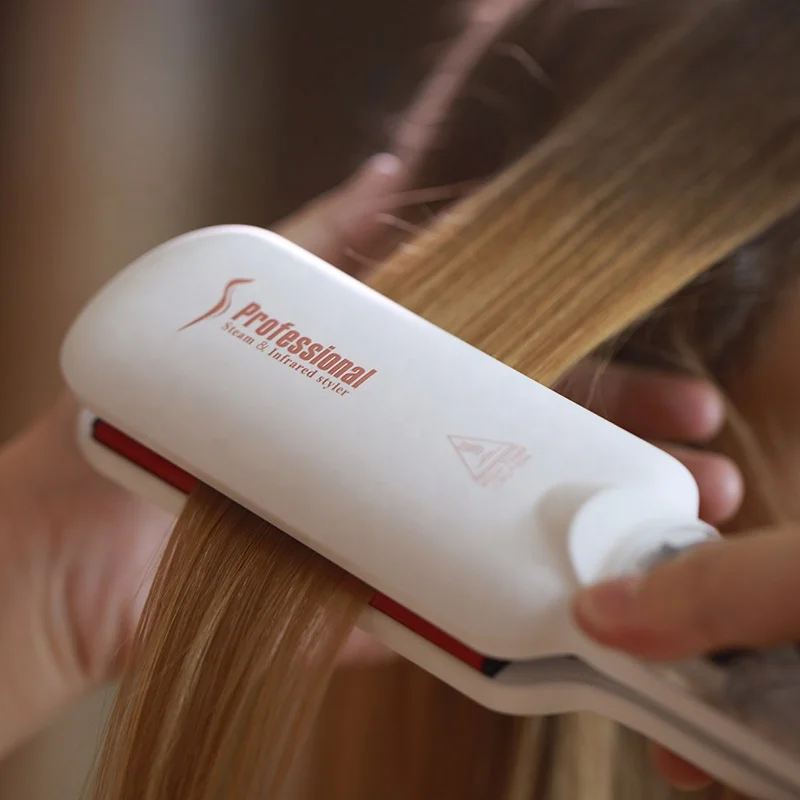 2 Inch LED Display Infrared Hair Iron Steamer Straightener flat irons straightener | Красота и здоровье