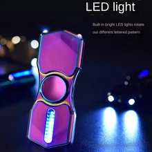 

Fingertip Gyro Cigarette Lighter with Light Sports Car Lighter Creative Car Light Double Flashlight Three Love Lighters Tobacco