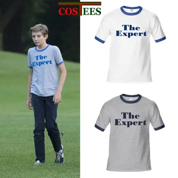 

2020 Barron Trump T Shirts Men Summer Fashion The Expert Print Tshirt male Casual Short Sleeve Tees Homme O neck T-shirts Hombre