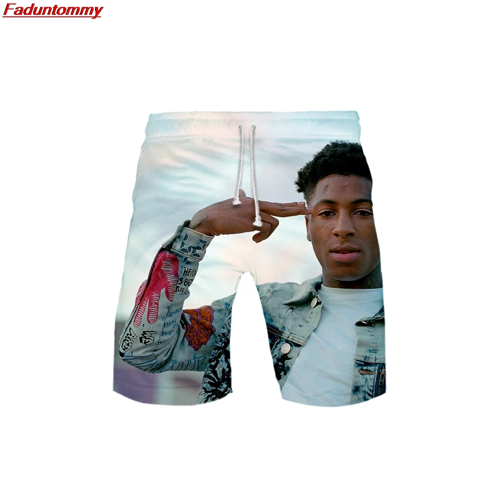 

Style Summer Men Casual Leisure Trend Shorts 2022 New Kpop Popular Fashion Youngboy Never Broke Again 3D Print Casual Pants