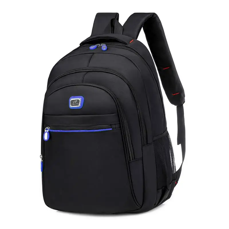 Black Модный мужской рюкзак, нейлоновый бизнес рюкзак Mochilas, водонепроницаемый рюкзак для ноутбука, Подростковая школьная сумка для мальчиков, сумка для книг - Цвет: Black
