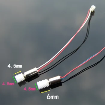 

4PCS Mini 4*8mm 0480 Coreless Motor DC 3V 3.7V High Speed Worm Gear Shaft Tiny Electric Motors DIY Toy Boar Hobby Engine Parts