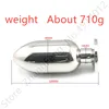 710g Stainless steel heavy anal dildo big butt plug cleaning enema kit  syringe Cleaning Plug adult Sex toy for man Gay anal sex ► Photo 3/6