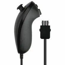 Für Nintend Wii Spiel Controller Joystick Links Hand Gebogene Spiel Griff Controller Nunchuk Nunchuk Für Nintendo Wii Gamepad Neue