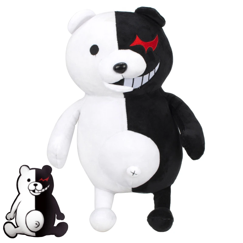 Reneecho Danganronpa Косплей Монокума Monokuma фигурка черный белый медведь |
