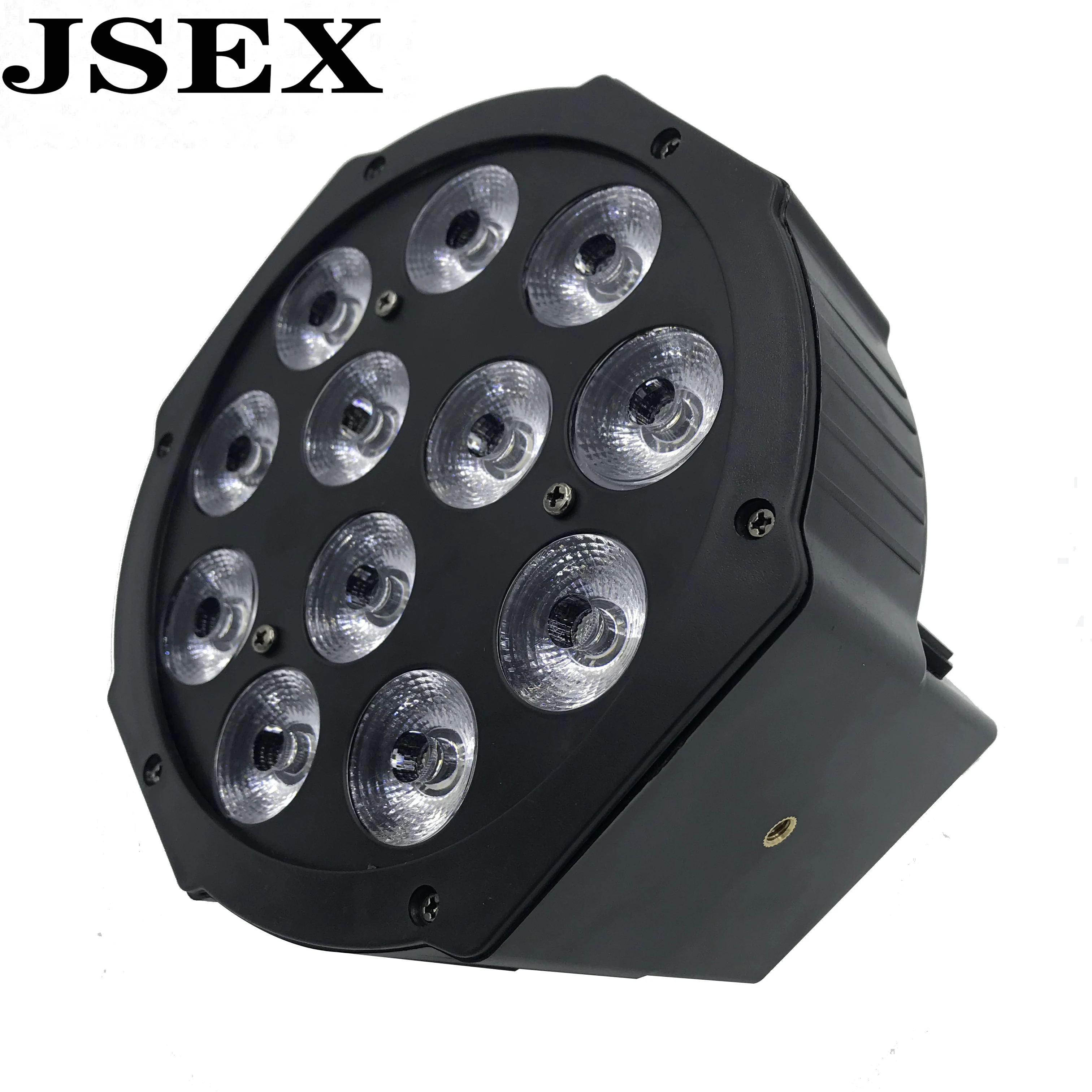 12 шт. Вт светодиодные лампы 12x12 Par огни RGBW 4в1 плоский par led dmx512 дискотечные