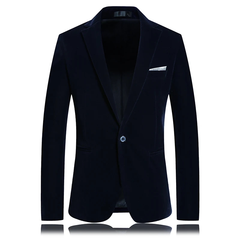Черный пиджак бархат дворец модный блейзер для свадьбы жениха Slim Fit костюм, мужские блейзеры пальто Veste de мужской костюм для выпускного вечера