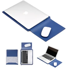 Войлочный чехол для Macbook Pro 13 Pro 15 рукав для ноутбука A1989 A1990 лакированная кожа для Macbook Air Pro retina 11 12 13 15 рукав