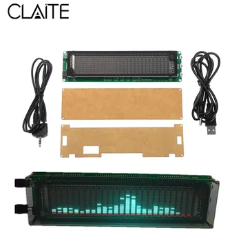 

DIY AK2515 VFD Music Audio Spectrum Indicator Kit 15 Level VU Meter Screen Display Amplifier Board Clock Adjustable