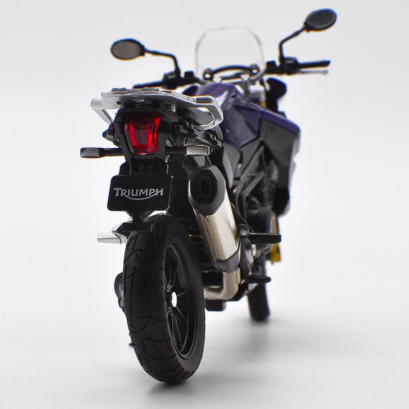 Welly 1:18 TRIUMPH TIGER EXPLORER Литая модель мотоцикла работоспособная игрушка для детей подарочная игрушка