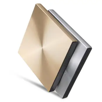 

New External DVD Burner Writer Recorder USB 3.0 Optical Drive CD/DVD ROM Player for Laptop PC for MAC OS Windows XP Gold/Silver