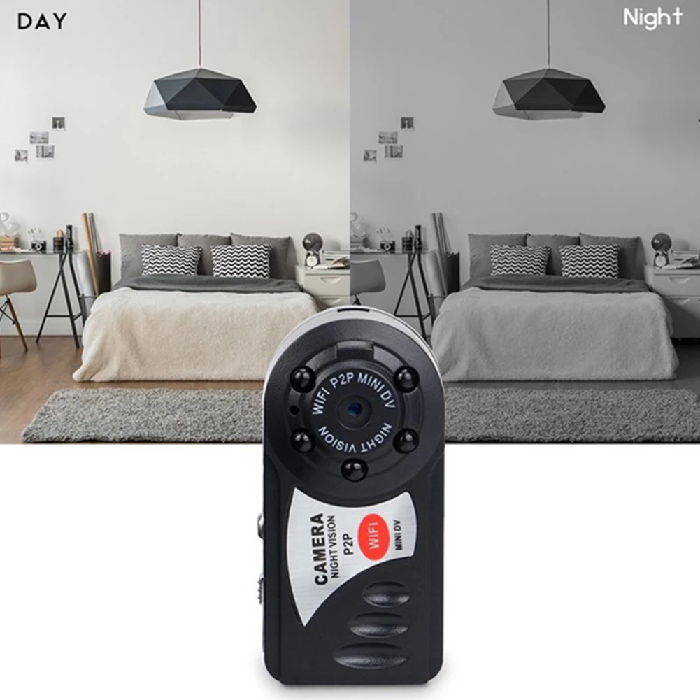 P2P HD мини Wifi DVR IP камера видеокамера ночного видения DV Скрытая Мини DIY