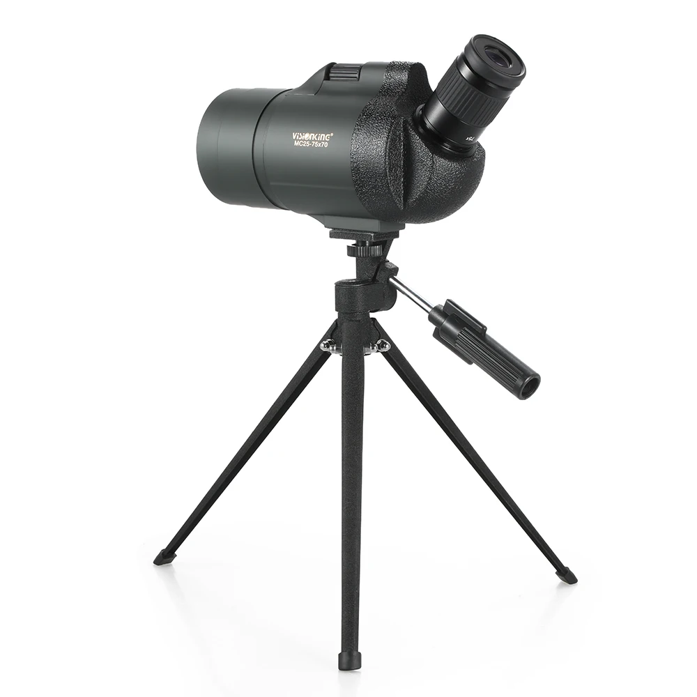 Visionking 25-75x70 Анти-туман телескоп водонепроницаемый угловой Зрительная труба Bak4 призма Монокуляр для наблюдения за птицами путешествия охота