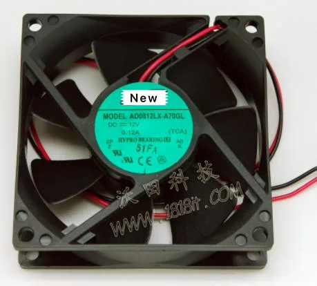 Для ADDA AD0812LX-A70GL S DC 12V 0.12A 80x80x25 мм вентилятор охлаждения сервера | Электроника
